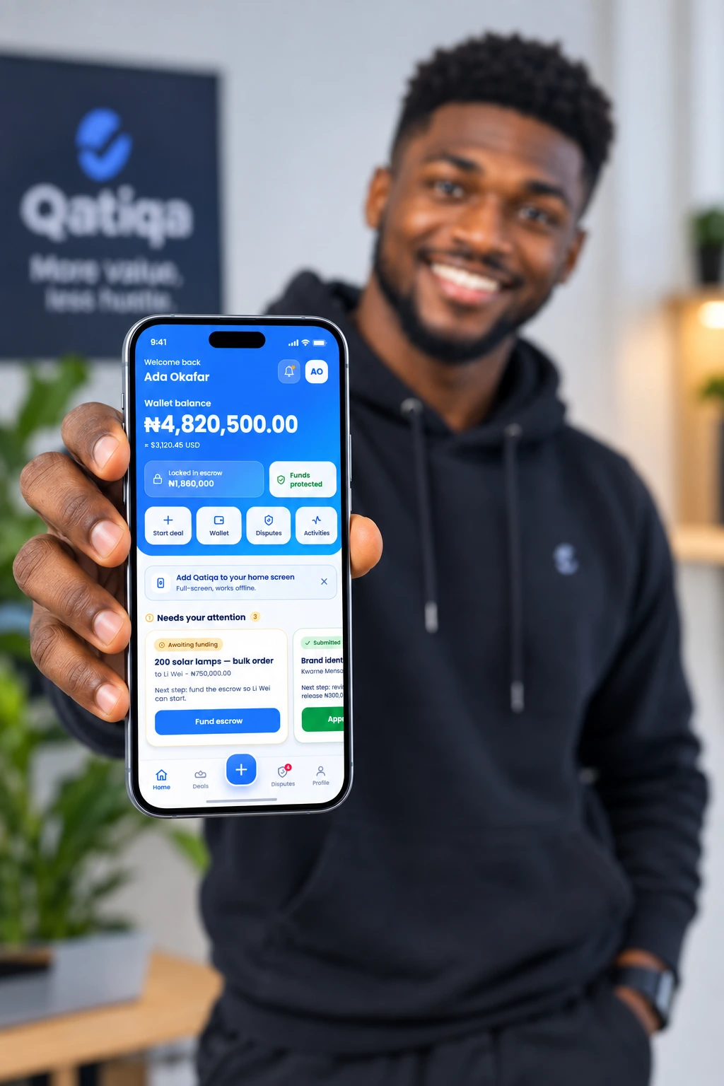 Bizik - secure escrow on WhatsApp
